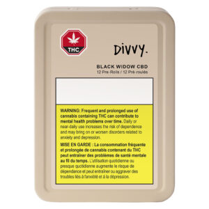 Divvy – Black Widow CBD Pre-Roll