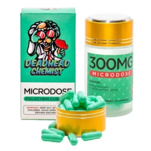 Buy 300mg Shroom Microdose Deadhead Chemist (24) – Deadhead Chemist Psilocybin Capsule